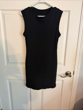 Classic Black Sleeveless Women's dress